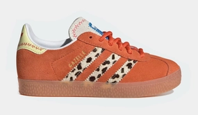 Toy Story x Gazelle Preschool Lifestyle Shoes (Orange/Yellow) Adidas Gazelle vintage-inspired casual sneakers