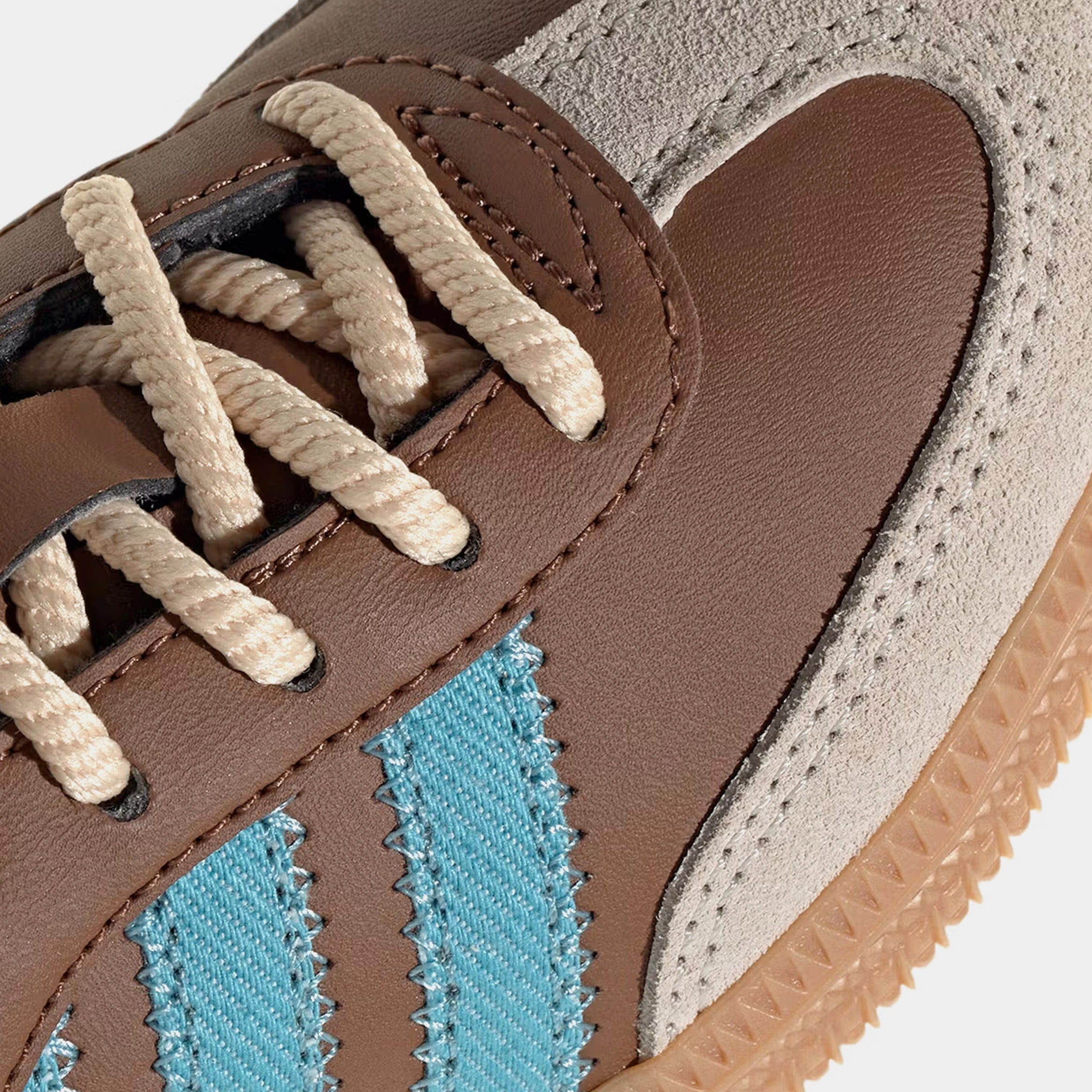 Toy Story x Samba OG Grade School Lifestyle Shoes (Preloved Brown/Preloved Blue/Aluminum) T-toe casual trainers