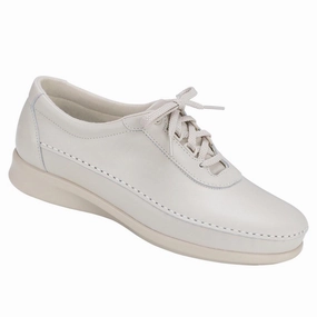 Traveler - Bone SAS comfort walking shoes with supportive build
