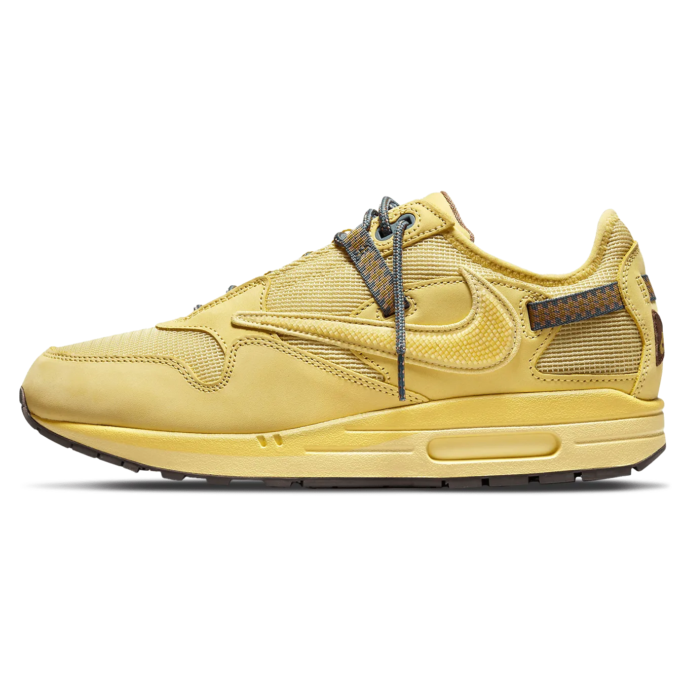 Travis Scott x Nike Air Max 1 'Saturn Gold' Nike Air Max lifestyle sneakers with sport details