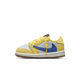 Travis Scott x Air Jordan 1 Low OG TD 'Canary' Air Jordan 1 Low sneakers perfect for casual outfits