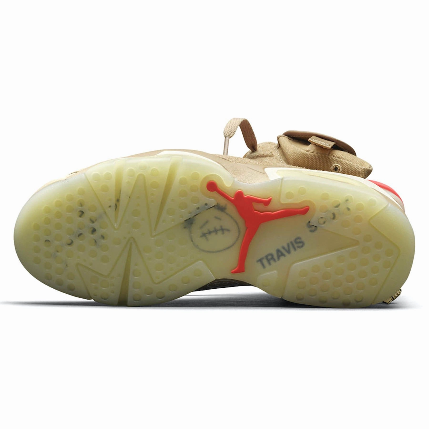 Travis Scott x Air Jordan 6 Retro 'British Khaki' Responsive game-time sneakers