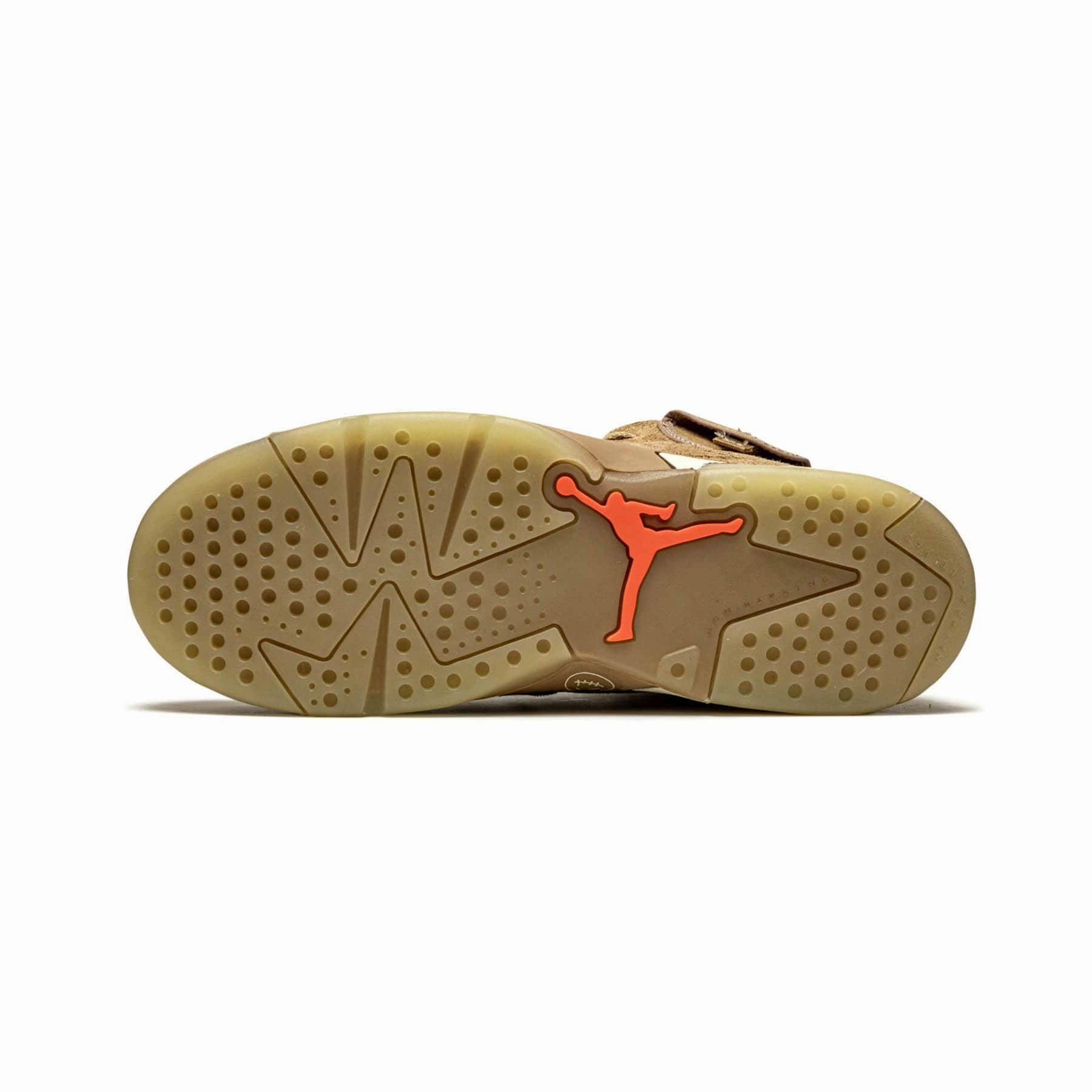 Travis Scott x Air Jordan 6 Retro PS 'British Khaki' Responsive game-time sneakers