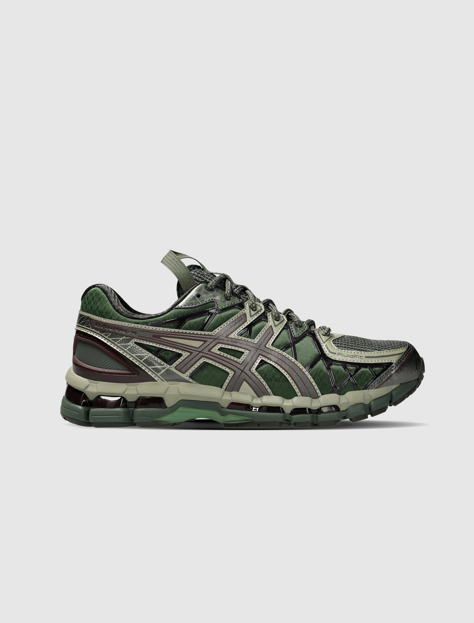 UB10-GEL-KAYANO 20 "MOSS/ GUNMETAL" All-purpose running sneakers