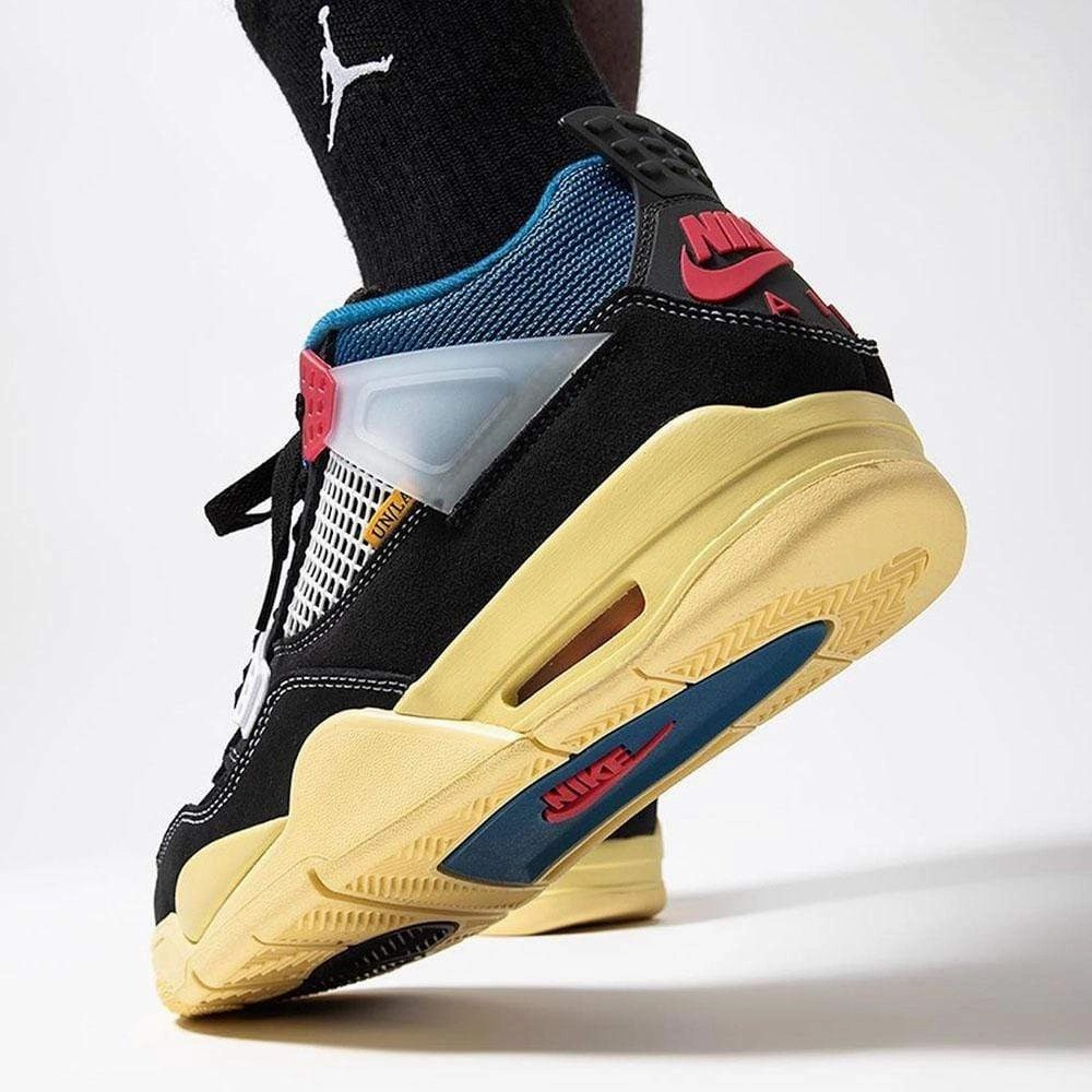 Union LA x Air Jordan 4 Retro 'Off Noir' Air Jordan 4 retro basketball sneakers