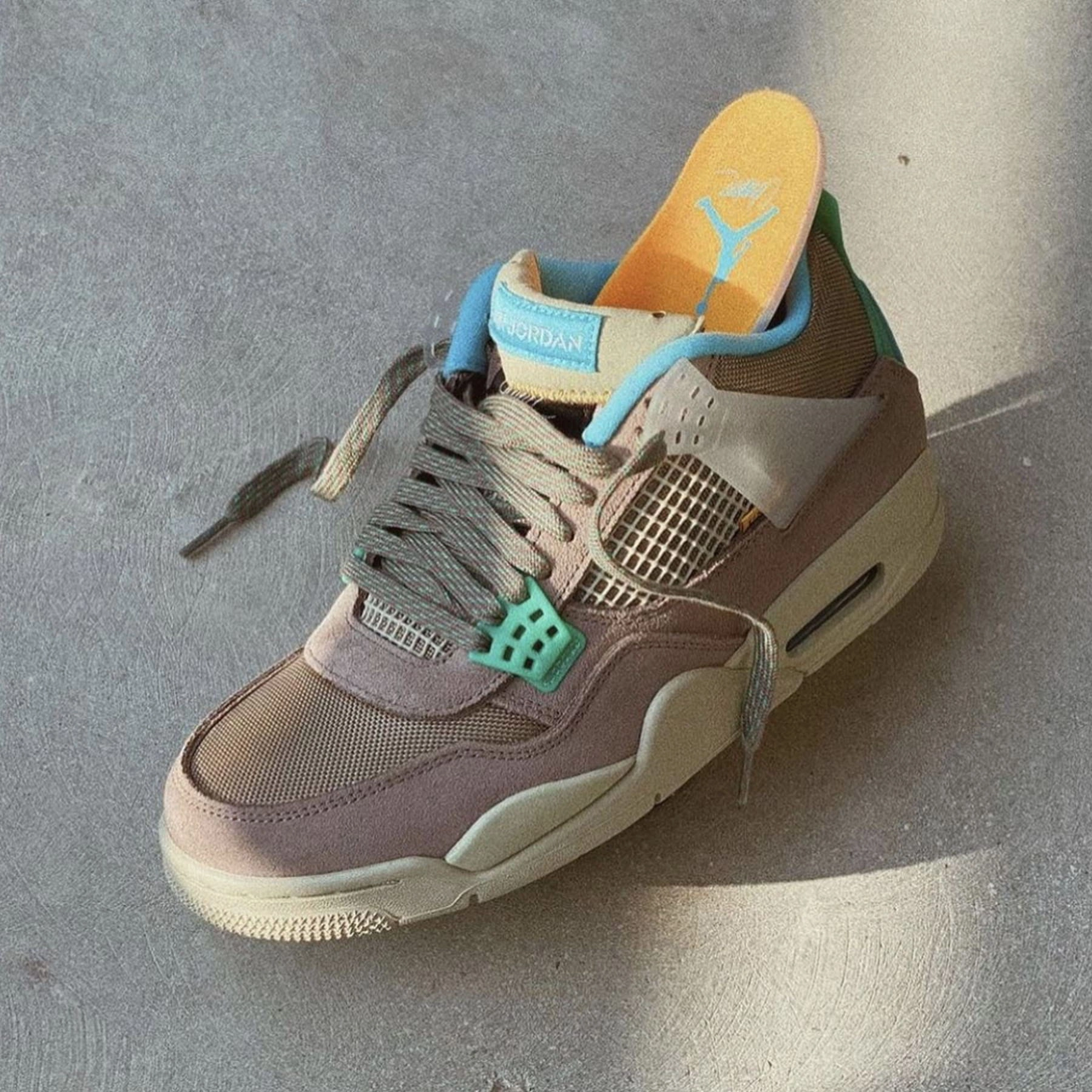 Union LA x Air Jordan 4 Retro 'Taupe Haze' Air Jordan 4 retro basketball sneakers