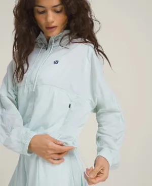 Vantage On-Court Jacket- light blue Clothing Wilson Women