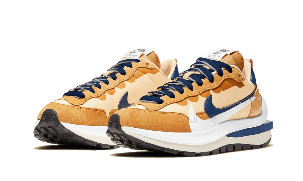 Vaporwaffle X Sacai Tan Navy Nike X Sacai Edition