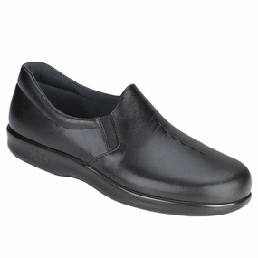 Viva - Black SAS comfort walking shoes with supportive build