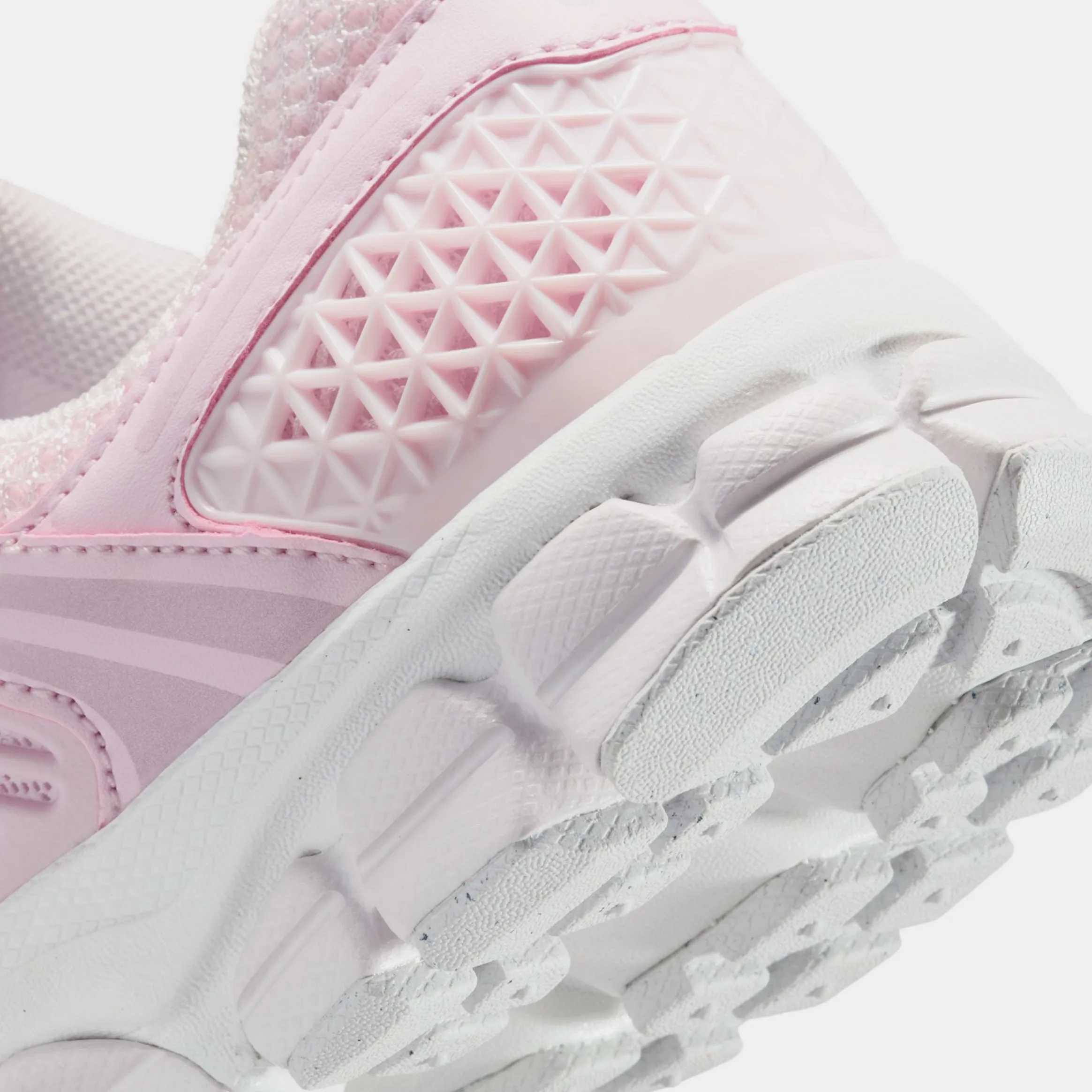 Vomero 5 Grade School Running Shoes (Pearl Pink/Vast Grey/Bleached Lilac) Zoom Vomero 5 Nike
