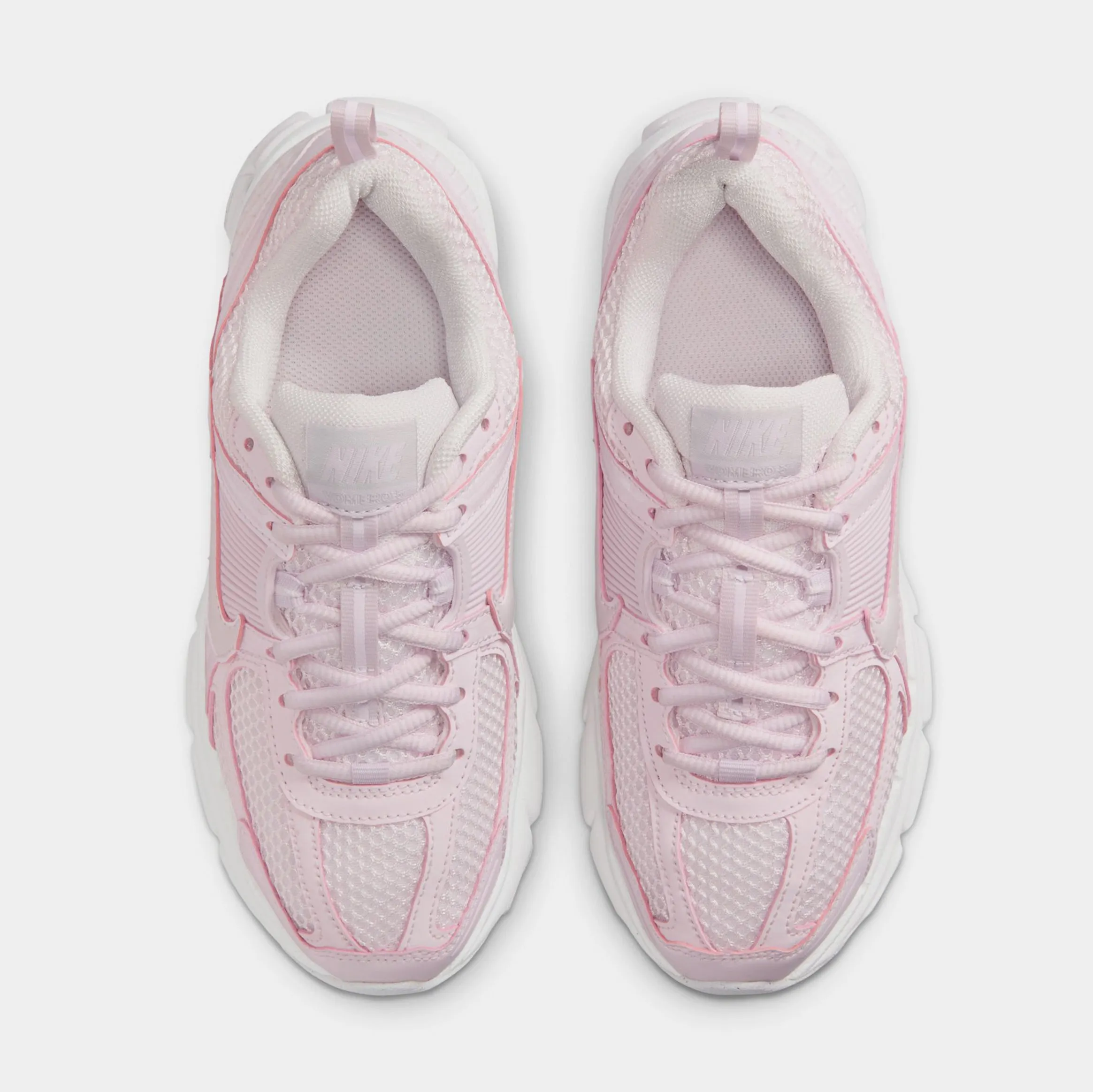 Vomero 5 Grade School Running Shoes (Pearl Pink/Vast Grey/Bleached Lilac) Zoom Vomero 5 Nike