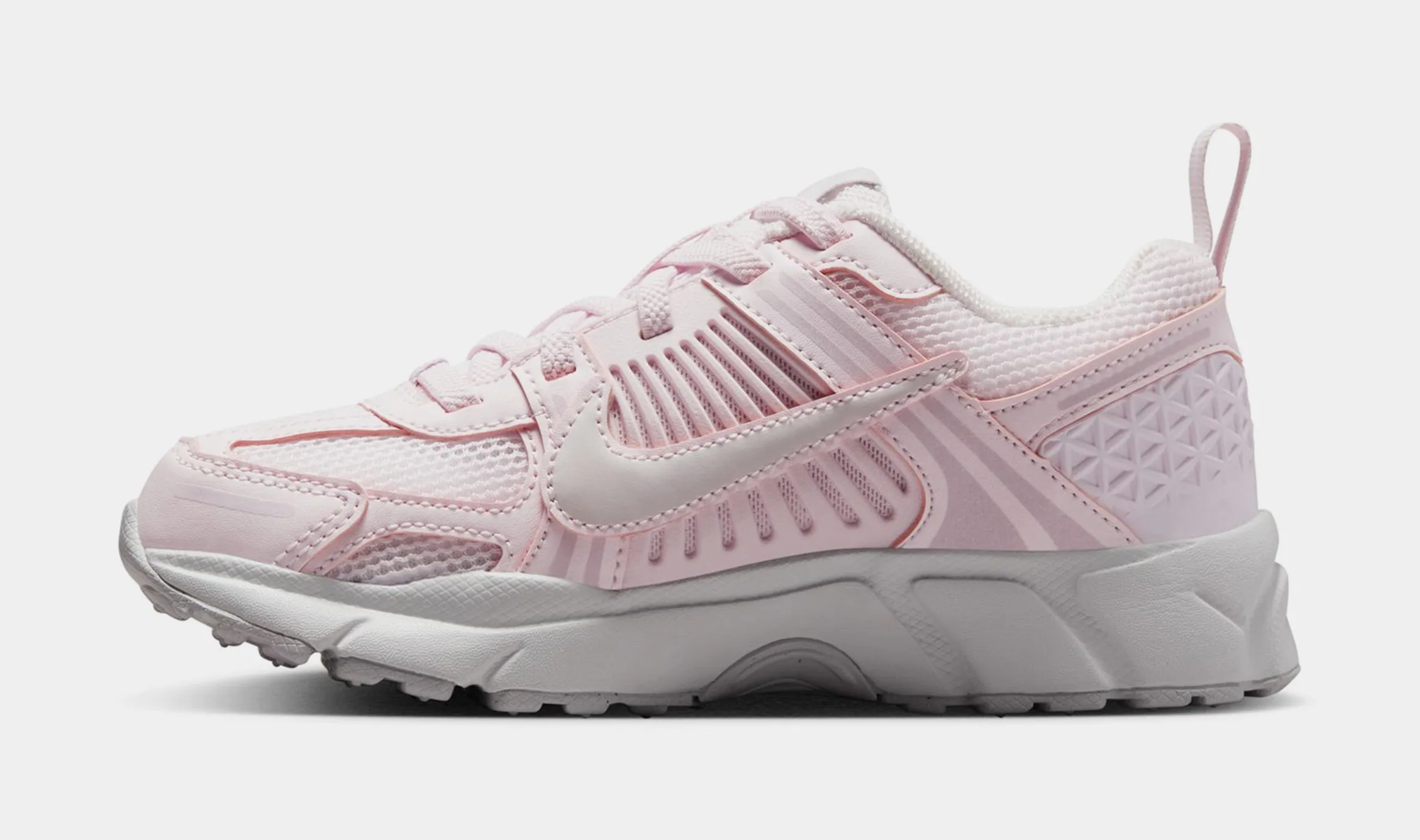 Vomero 5 Preschool Running Shoes (Pearl Pink/Vast Grey/Bleached Lilac) Zoom Vomero 5 Nike