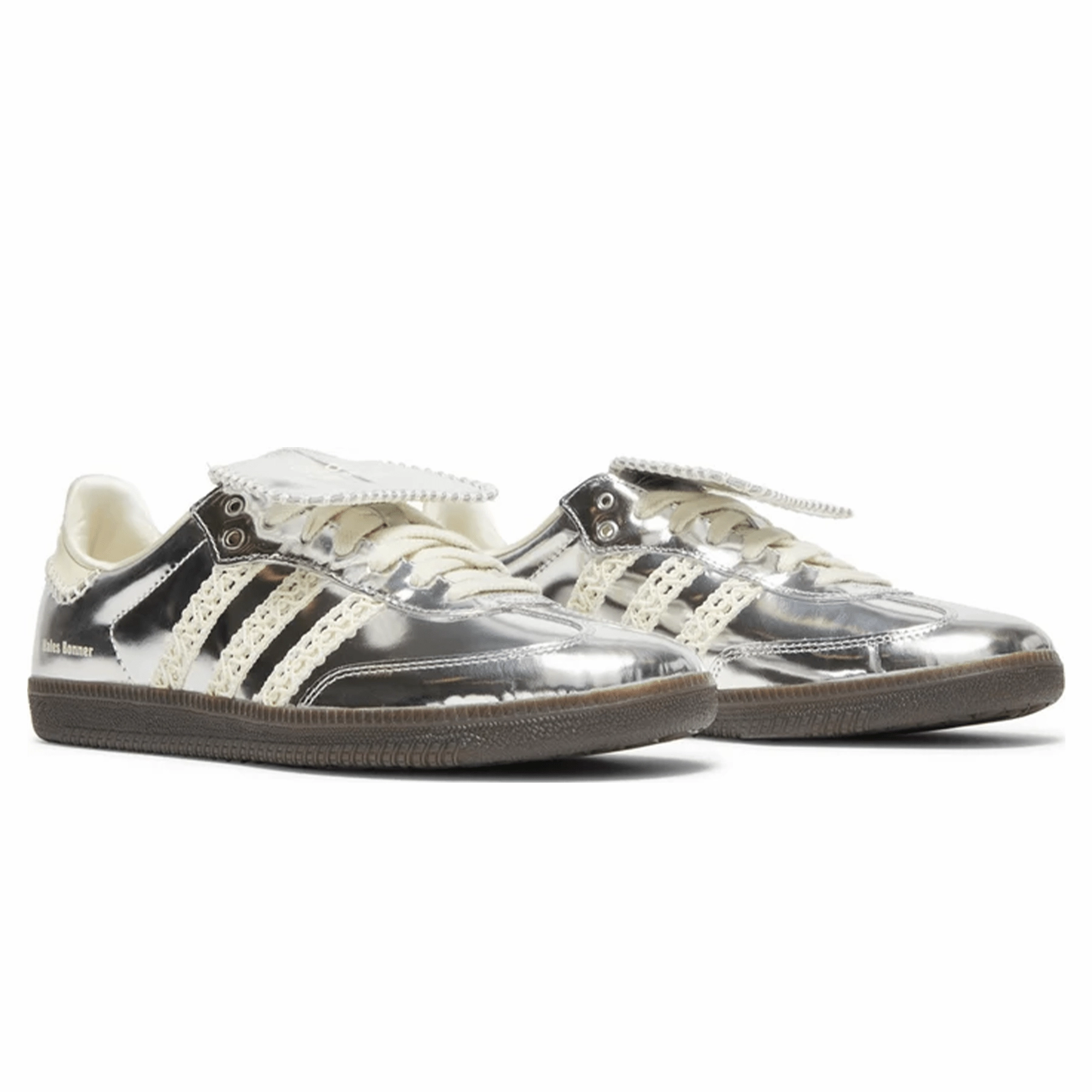 Wales Bonner x adidas Samba 'Silver Metallic' Throwback low-top sneakers
