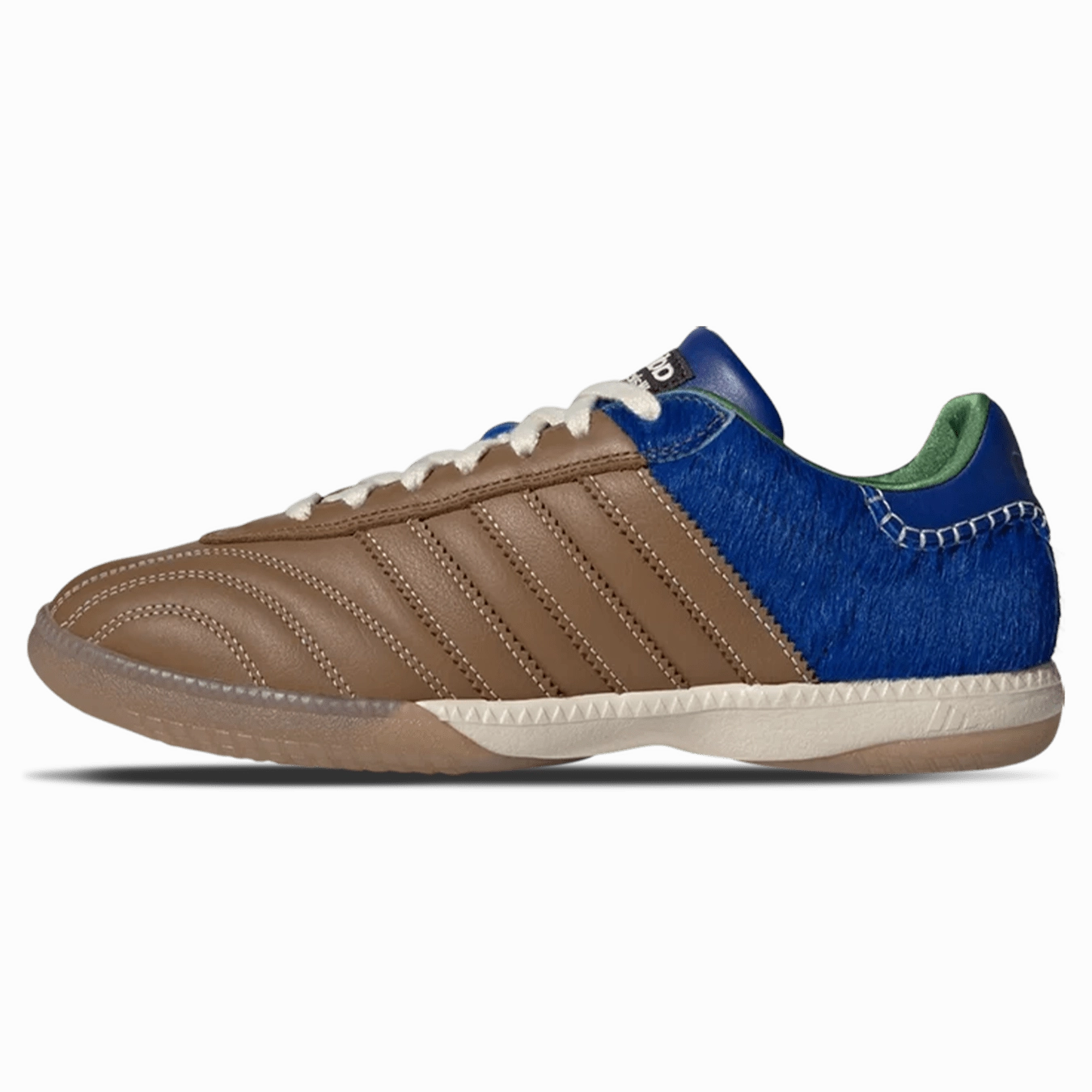 Wales Bonner x adidas Samba Millennium 'Nappa Pack - Brown Royal Blue' Adidas Samba low-profile casual sneakers