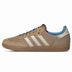 Wales Bonner x adidas Samba Nylon 'Desert White' Adidas Samba low-profile casual sneakers
