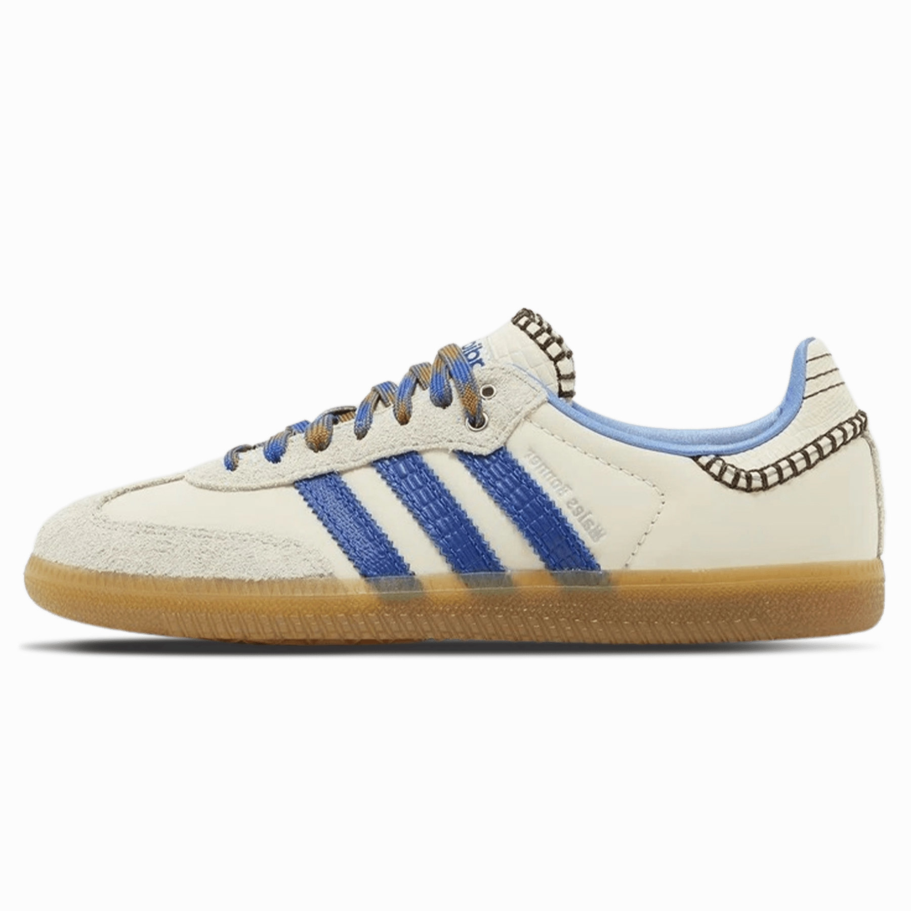 Wales Bonner x adidas Samba Nylon 'Wonder Clay Royal Blue' Adidas Samba low-profile casual sneakers