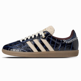 Wales Bonner x adidas Samba OG 'Croc - Collegiate Navy' Adidas Samba low-profile casual sneakers