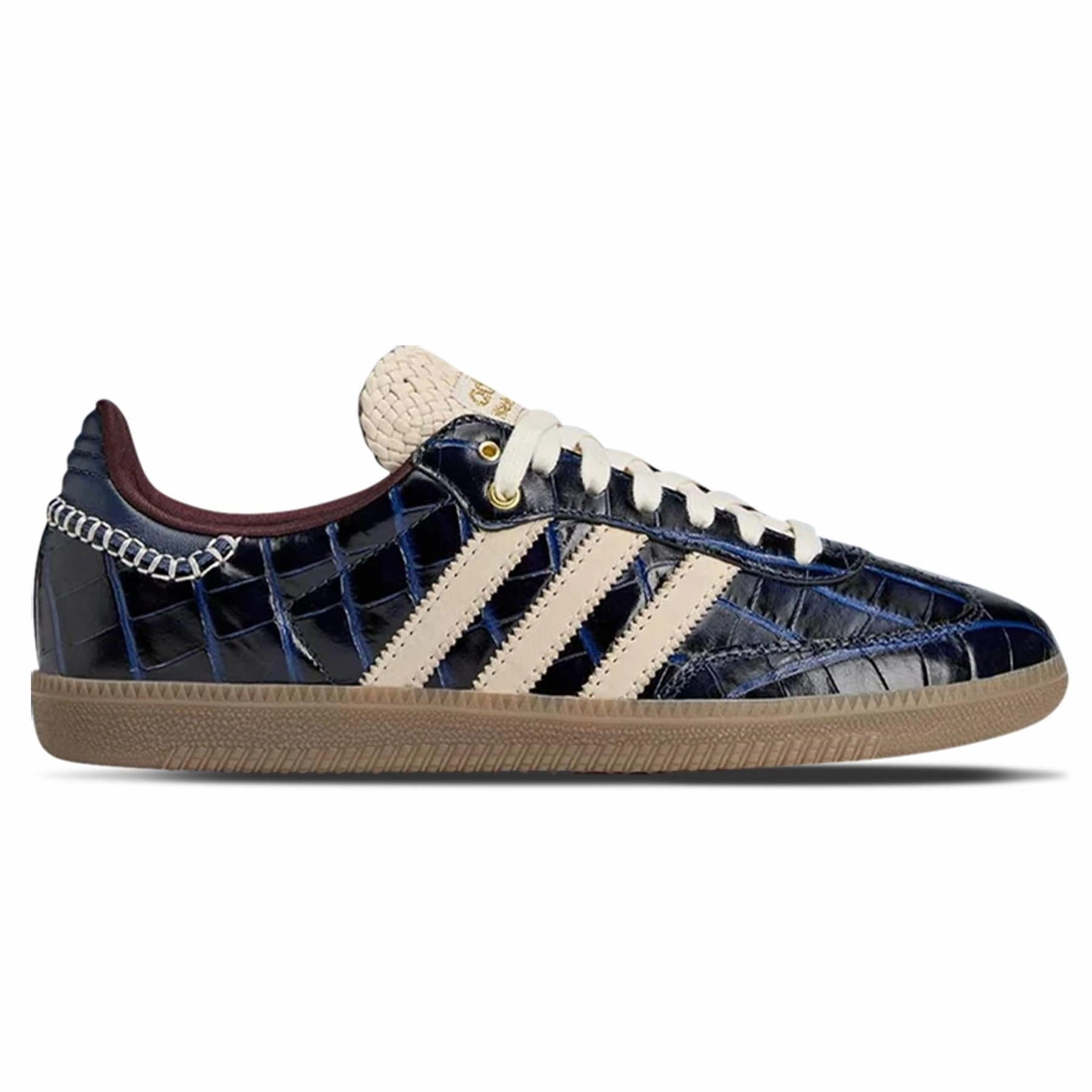 Wales Bonner x adidas Samba OG 'Croc - Collegiate Navy' Throwback low-top sneakers