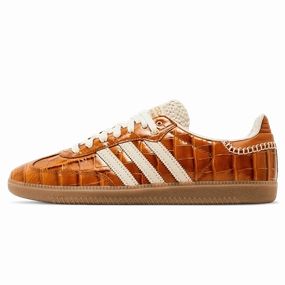 Wales Bonner x adidas Samba OG 'Croc - Night Brown' Adidas Samba low-profile casual sneakers