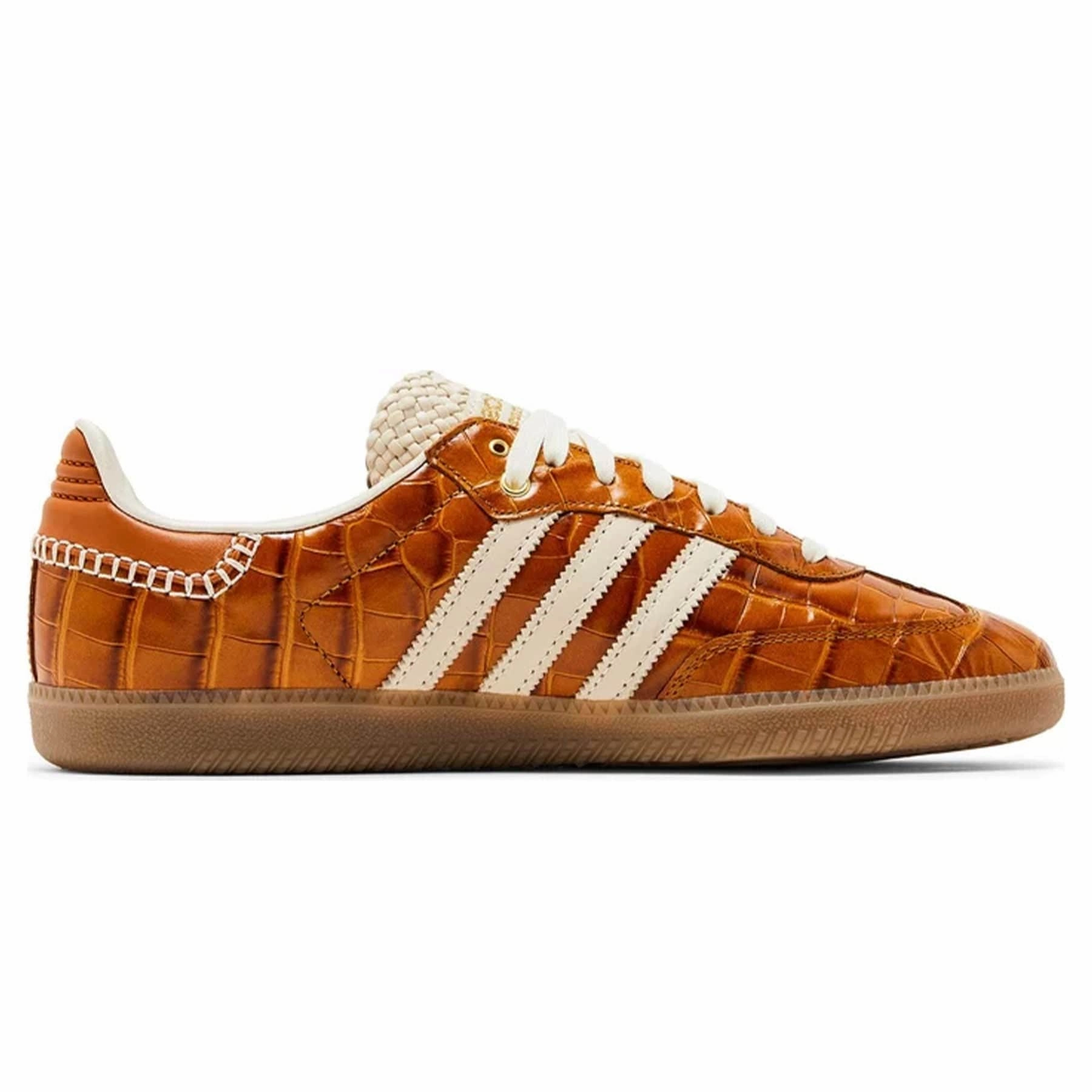 Wales Bonner x adidas Samba OG 'Croc - Night Brown' Throwback low-top sneakers