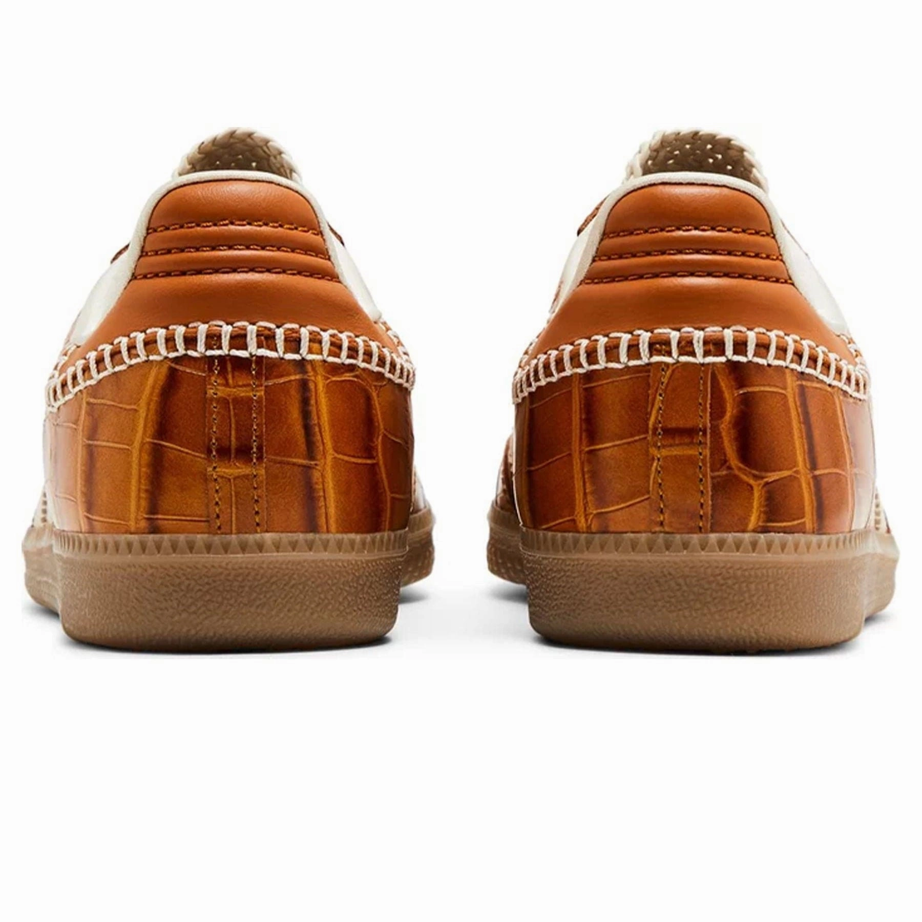 Wales Bonner x adidas Samba OG 'Croc - Night Brown' Throwback low-top sneakers