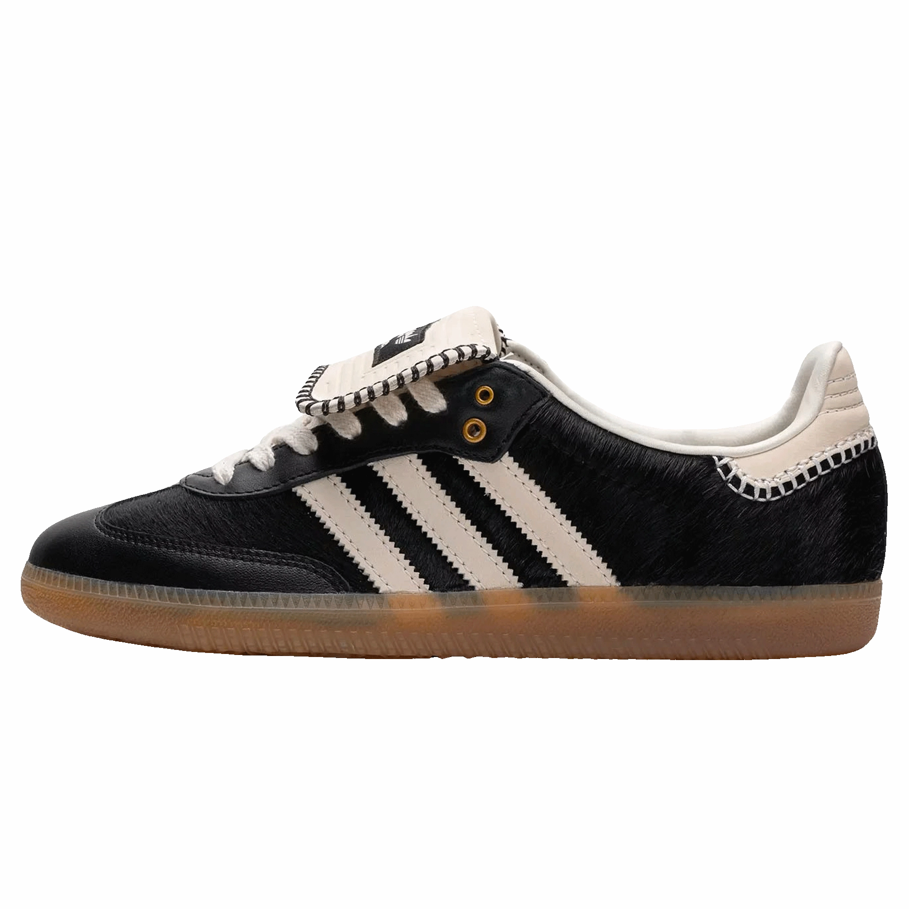 Wales Bonner x adidas Samba Pony 'Black' Adidas Samba low-profile casual sneakers