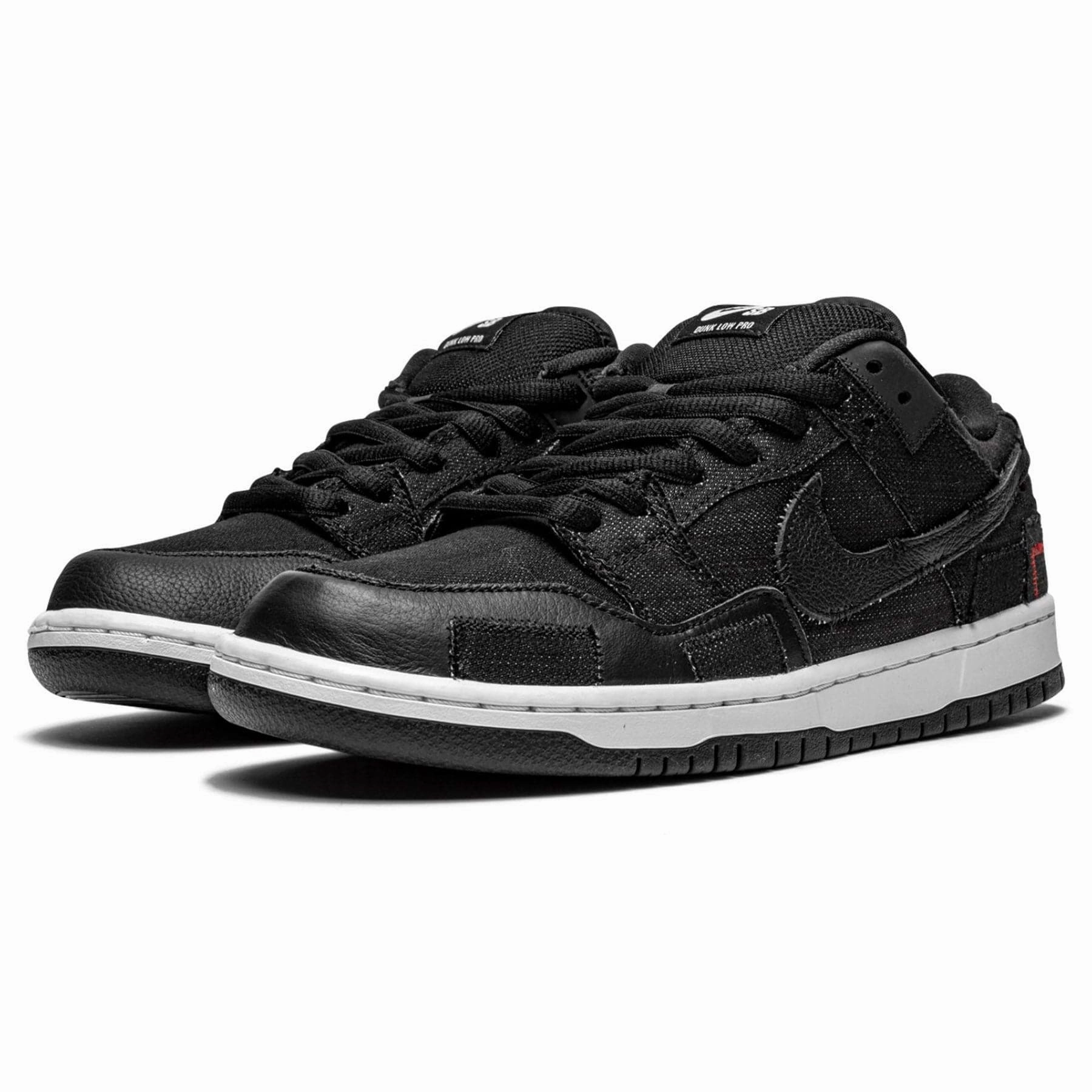 Wasted Youth x Nike Dunk Low SB 'Black Denim' Nike SB skateboarding shoes