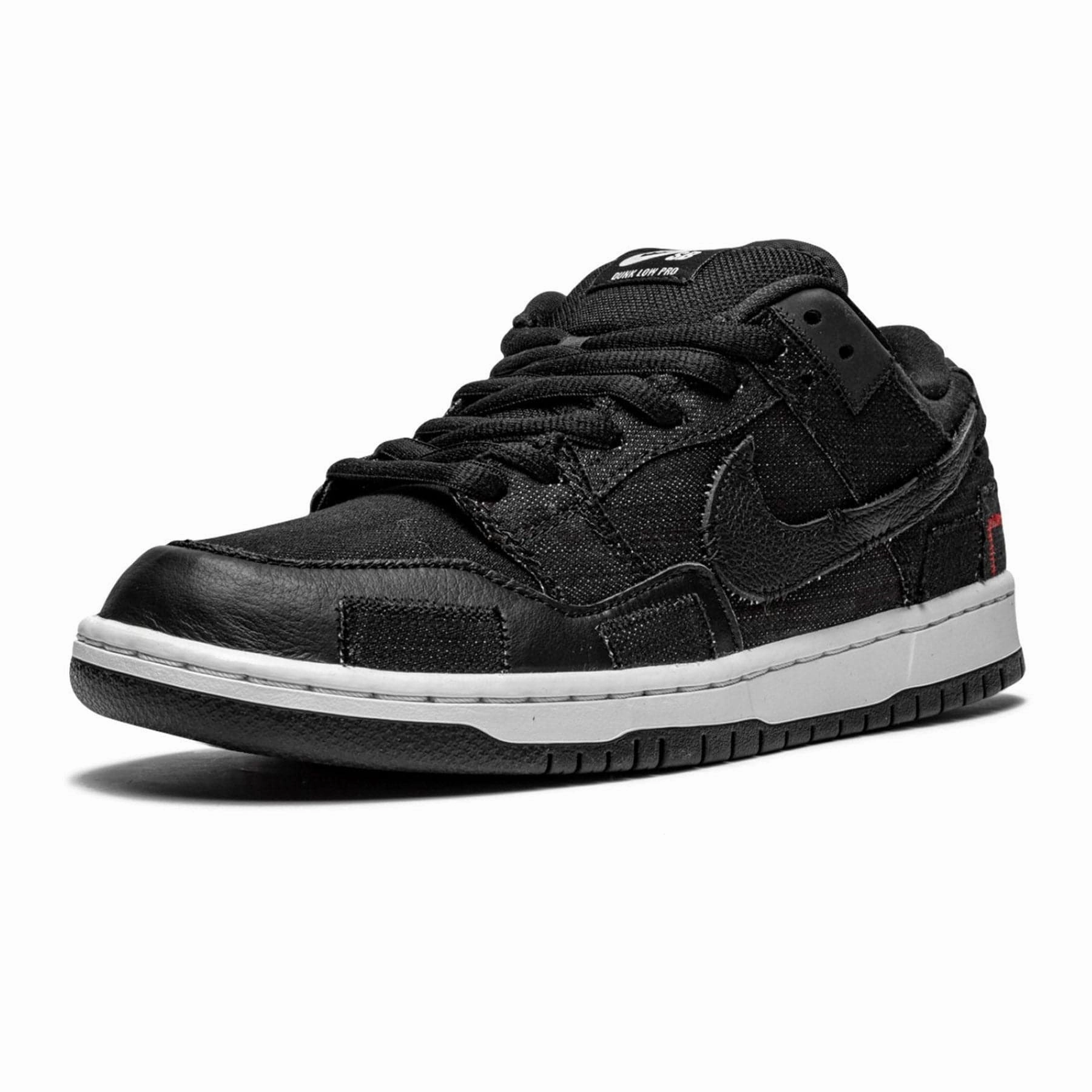 Wasted Youth x Nike Dunk Low SB 'Black Denim' Nike SB skateboarding shoes