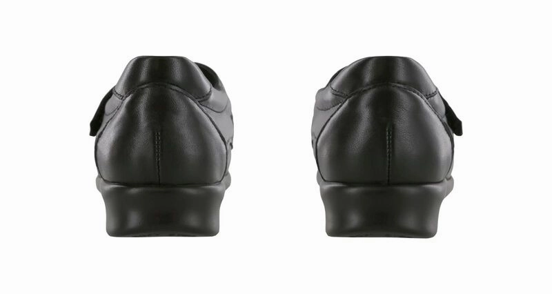 Willow - Black Smooth SAS orthopedic comfort shoes