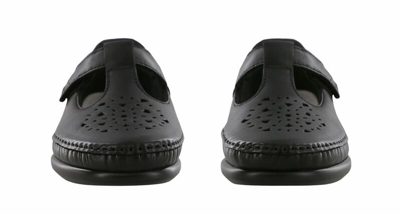 Willow - Black Smooth SAS orthopedic comfort shoes