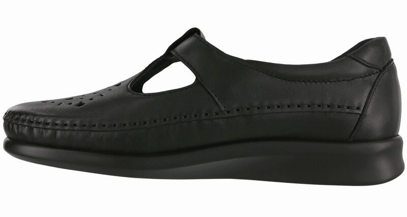 Willow - Black Smooth SAS orthopedic comfort shoes