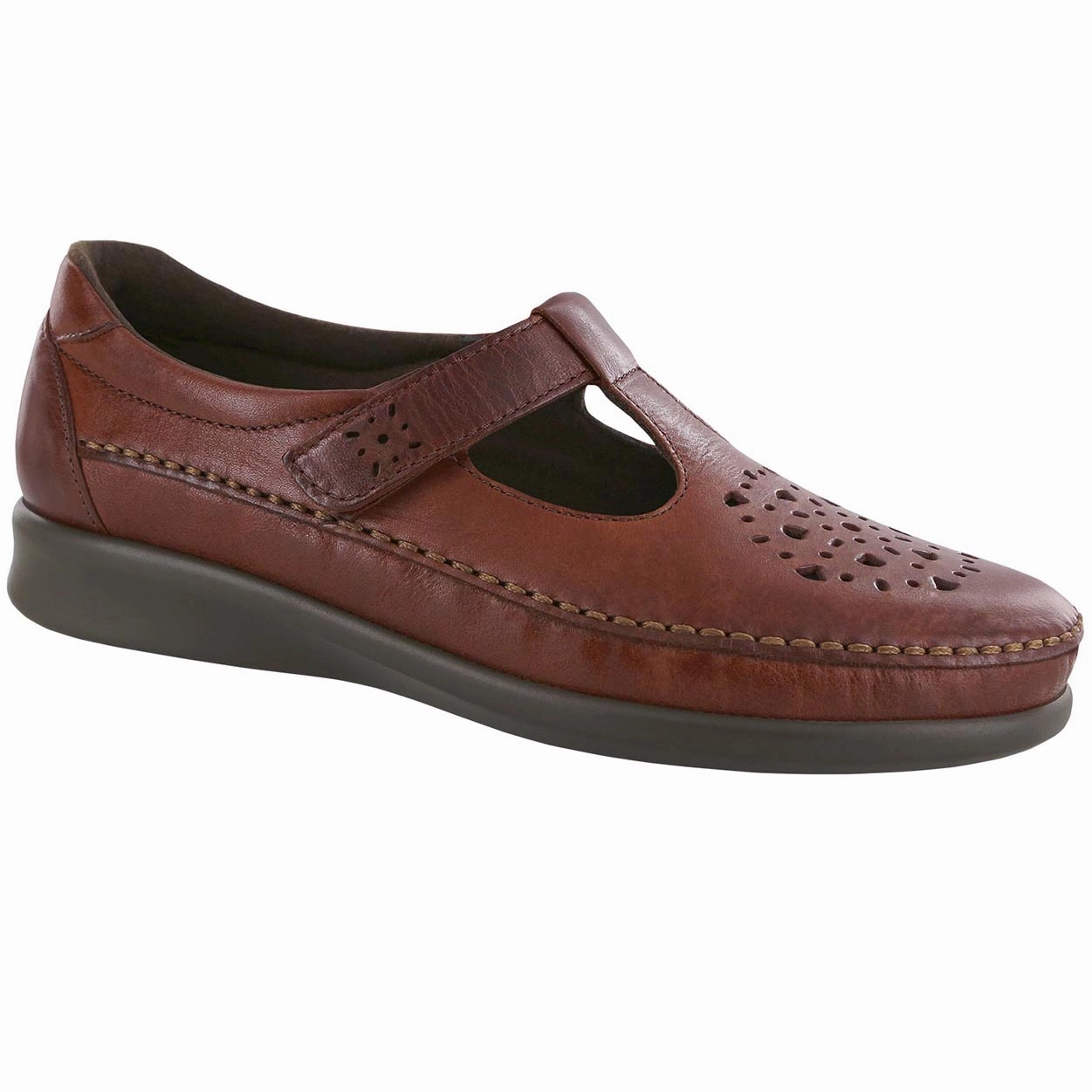 Willow - Walnut SAS comfort walking shoes with supportive build