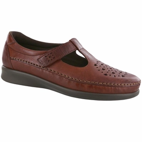 Willow - Walnut SAS comfort walking shoes with supportive build