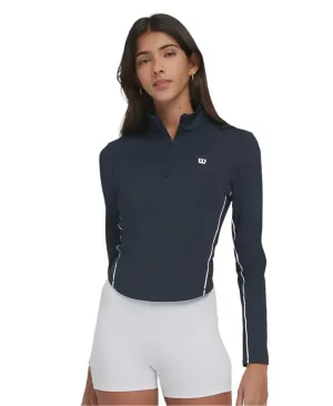 Wilson Ladie's Brentwood Half-Zip - Navy Clothing Wilson Women