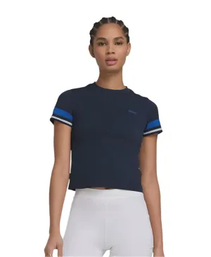 Wilson Ladies Brooklyn Seamless Tee - Navy Clothing Wilson Women