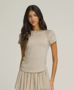 Wilson Women All Day Tee- Tan Clothing Wilson Women
