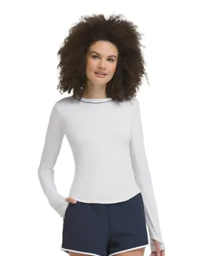 Wilson Womens All Day Long Sleeve - White Clothing Wilson Women