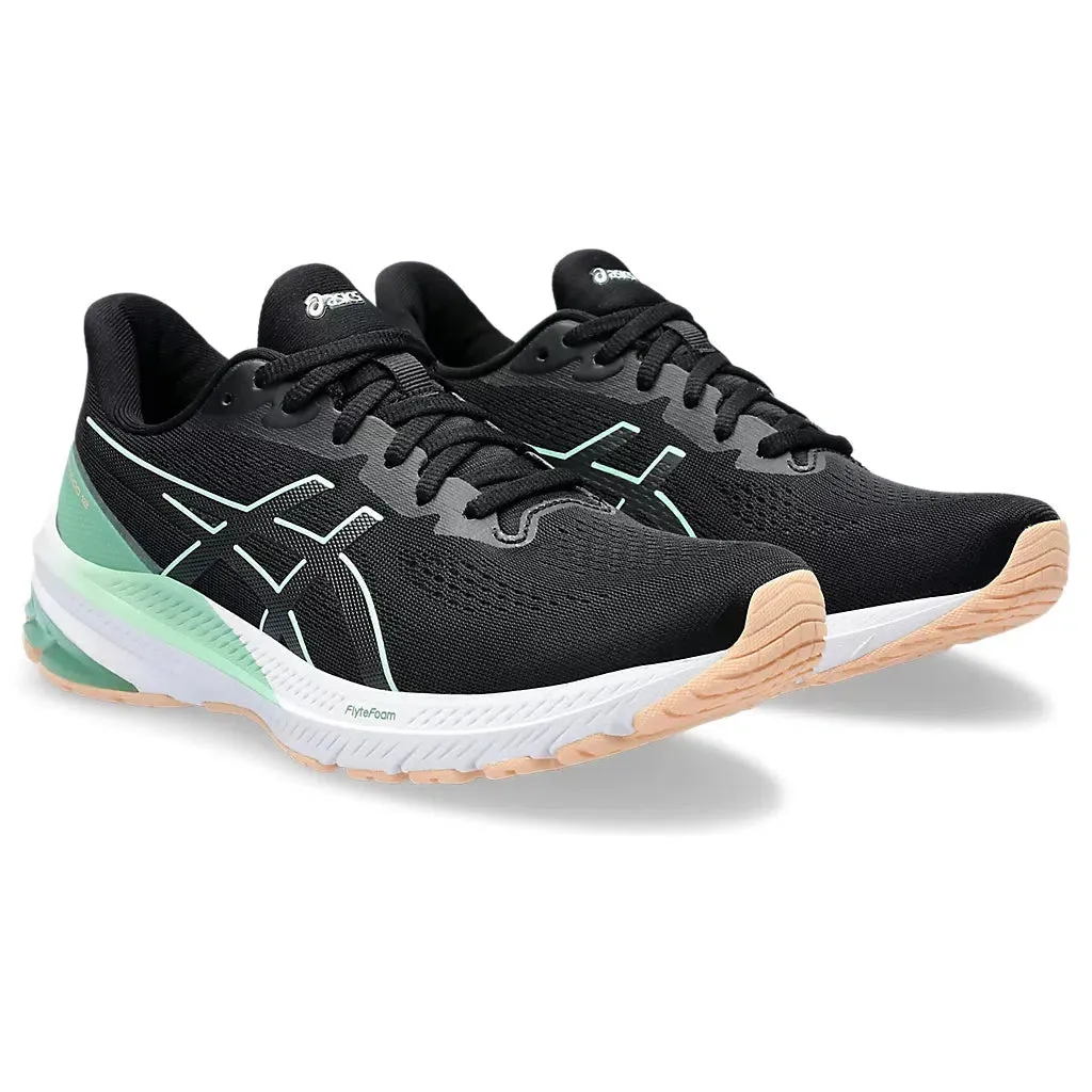 Women's Asics GT-1000 12 Black/Mint Tint asics Shoes