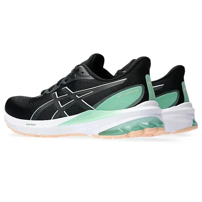 Women's Asics GT-1000 12 Black/Mint Tint asics Shoes