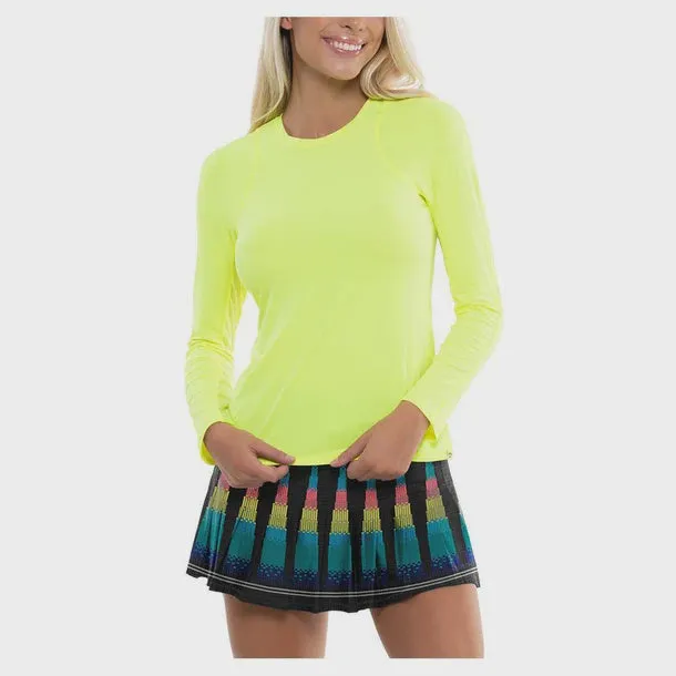 Women's Breeze Long Sleeve Tennis Crew Clothing Lucky In Love Women
