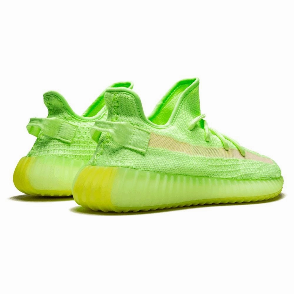 Yeezy Boost 350 V2 'Glow In The Dark' Green Boost 350 Sneakers