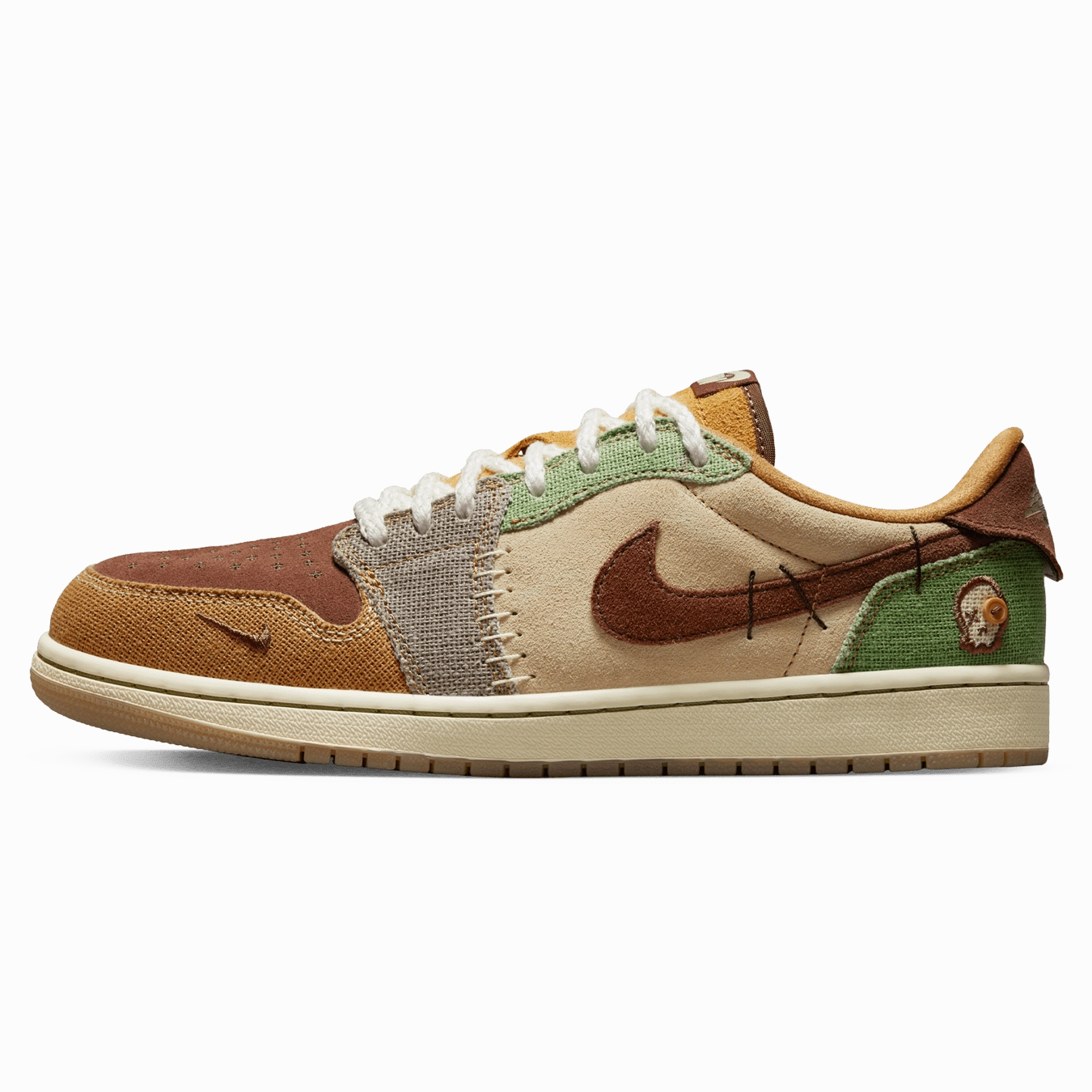 Zion Williamson x Air Jordan 1 Retro Low OG 'Voodoo' Air Jordan 1 Low sneakers perfect for casual outfits