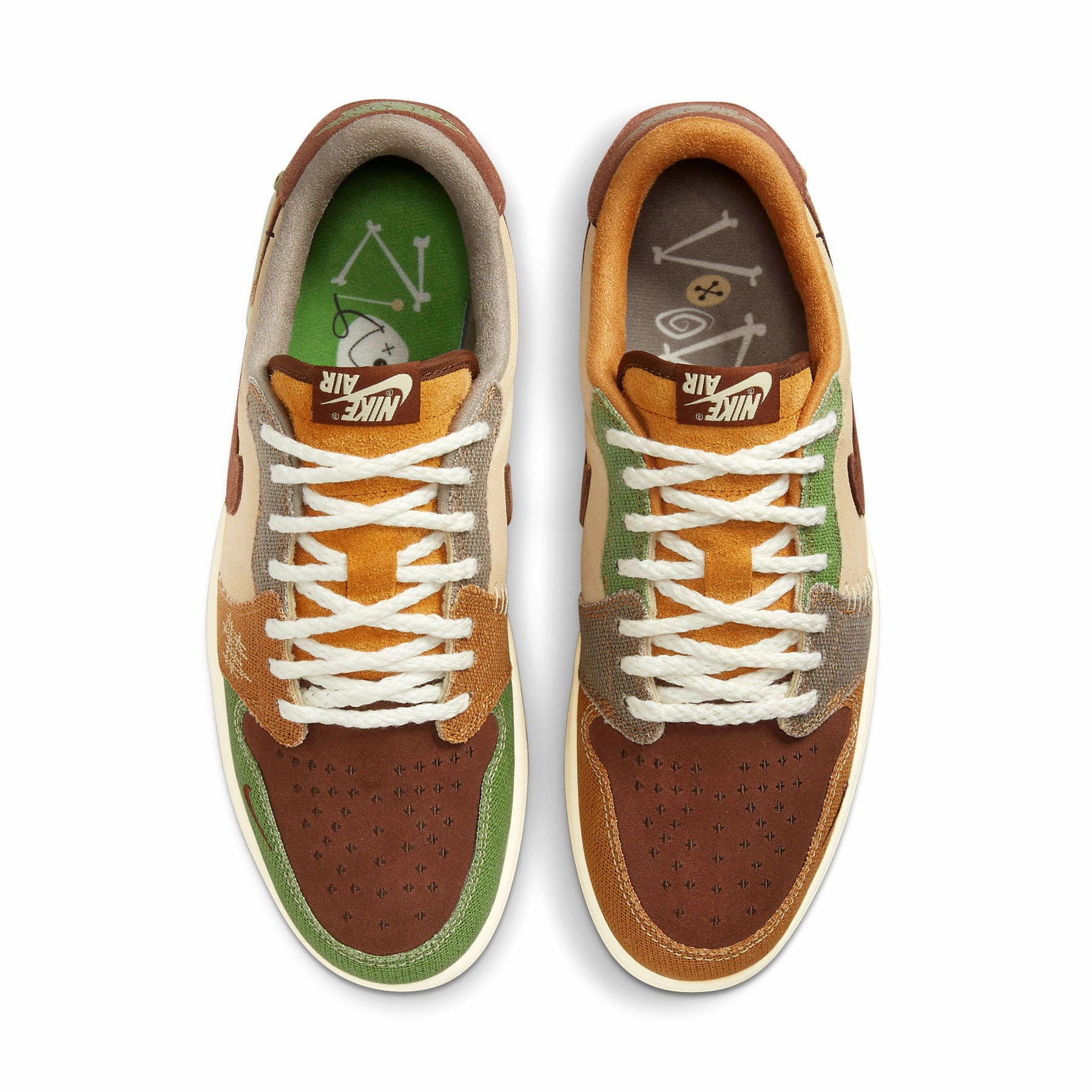 Zion Williamson x Air Jordan 1 Retro Low OG 'Voodoo' Air Jordan 1 Low lifestyle shoes