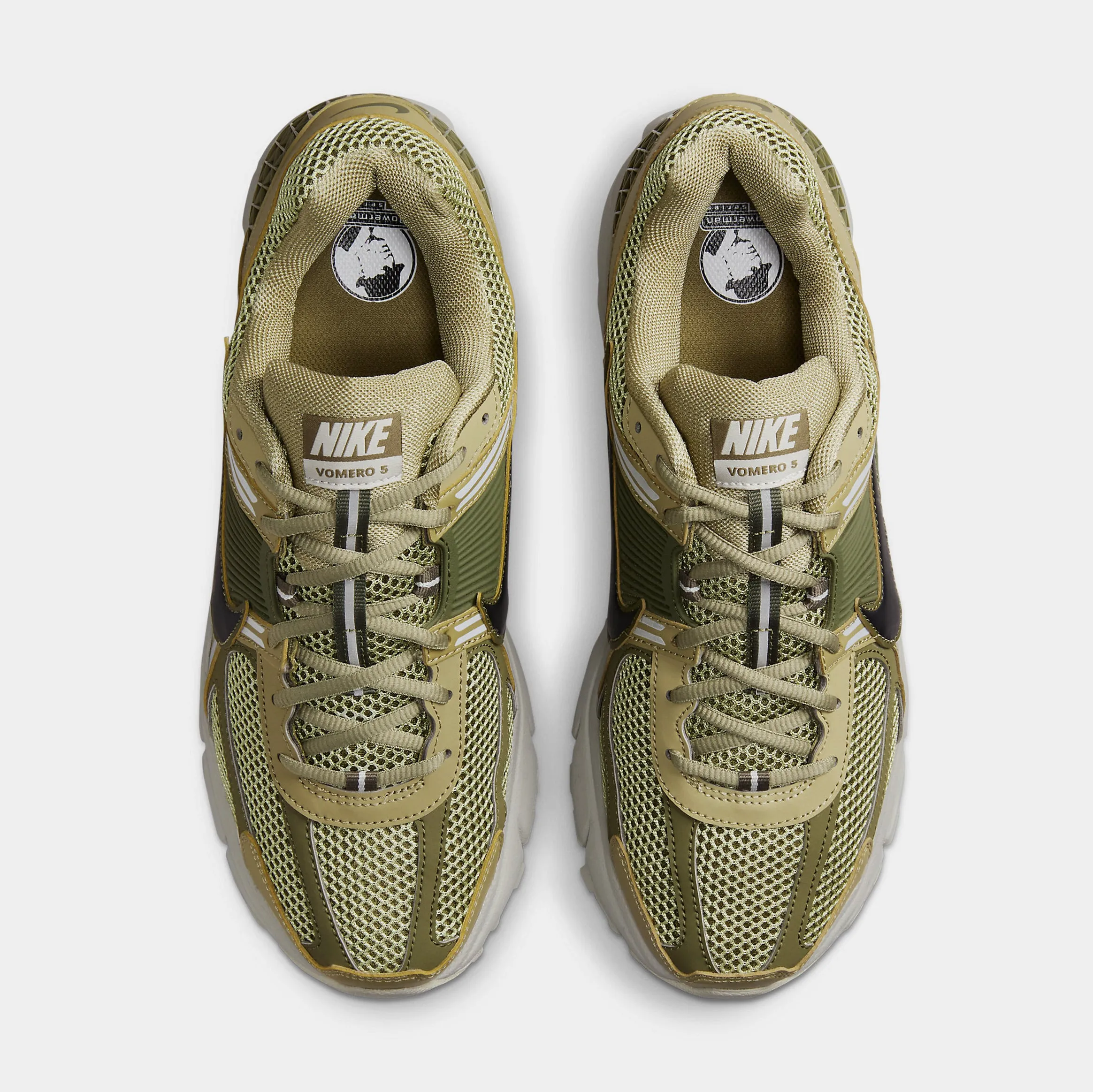 Zoom Vomero 5 Mens Running Shoes (Neutral Olive/Medium Olive/Light Bone/Black) Zoom Vomero 5 Nike