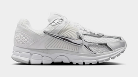 Zoom Vomero 5 Chrome Toe Womens Running Shoes (White/Metallic Silver/Summit White) nike zoom vomero 5 cushioned running shoes